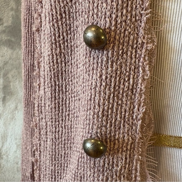 Vocal Studded Lace Military Boho Cardigan Wmn’s S - Picture 5 of 16